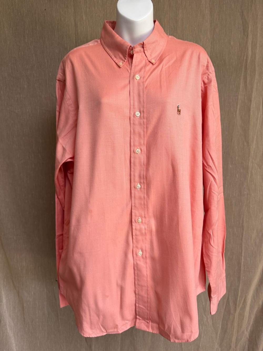 Ralph Lauren Salmon Button-Down Oxford Shirt
